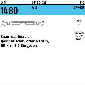 DIN 1480 A2 SP RR - Spannschlossmuttern