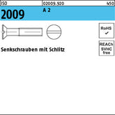 ISO 2009 A2 - Senkschrauben