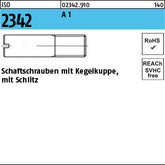 ISO 2342 1.4305 rostfrei - Schaftschrauben mit Schlitz