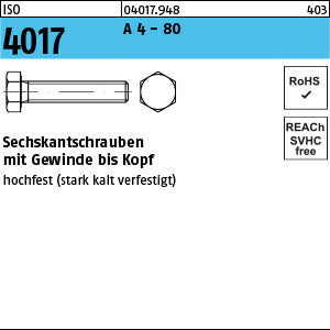 ISO 4017 A4-80 A4-80 - Sechskantschrauben