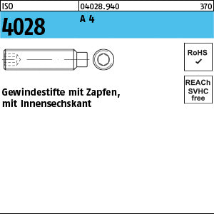 ISO 4028 A4 - Gewindestifte