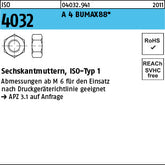 ISO 4032 A4 BUMAX88 A4-88 - Sechskantmuttern