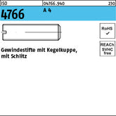 ISO 4766 A4 - Gewindestifte mit Schlitz