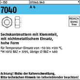ISO 7040 A4 - Sechskantmuttern