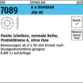 ISO 7089 A4 BUMAX88 200HV 24 (25 x ) A4-88 - Scheiben