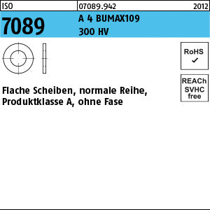 ISO 7089 A4 BUMAX109 300HV 5 ( x 1 ) A4-109 - Scheiben