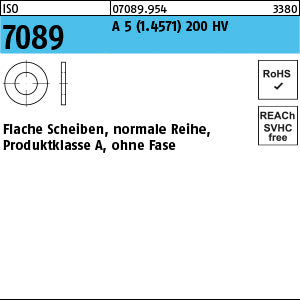 ISO 7089 A 5 200 HV 6 ( x 1, 6) A 5 - Scheiben