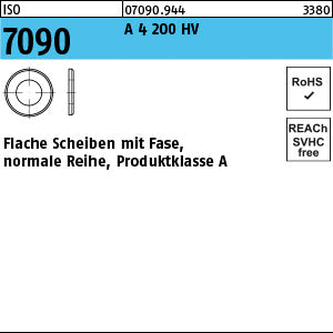 ISO 7090 A4 200 HV 4 ( x 0, 8) - Scheiben