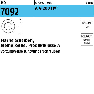 ISO 7092 A4 3 ( x 0, 5) 200 HV - Scheiben