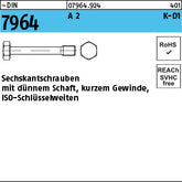 DIN 7964 A2 /10 -KD1-K - Dünnschaftschrauben