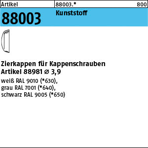 Kappen für Kappenschr. grau - Zierkappen