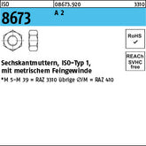 ISO 8673 A2 - Sechskantmuttern