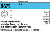 ISO 8675 A2 - Sechskantmuttern mit Fasen