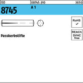 ISO 8745 1.4305 rostfrei - Paßkerbstifte