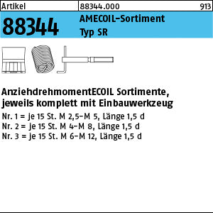 AMECOIL-Sortimente SR Nr.1 (M 2, 5, M 4, M 5) (Sortiment)