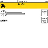 DIN 94 Kupfer Cu - Splinte