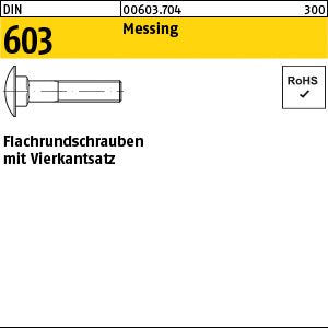 DIN 603 o.Mutter MS - Flachrundschrauben