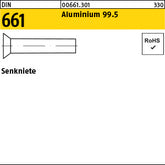 DIN 661 Al 99.5 Al - Senkniete