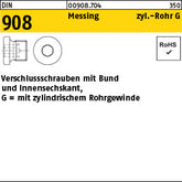 DIN 908 Messing G 1/8 A Messing - Verschlußschrauben