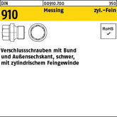 DIN 910 Messing (Zylindergewinde) - Verschlussschrauben
