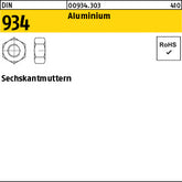 DIN 934 Aluminium Al - Sechskantmuttern