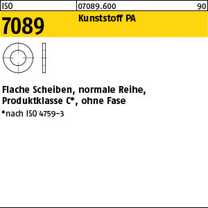ISO 7089 Kunststoff PA 2 ( x 0, 3) - Scheiben