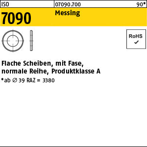 ISO 7090 Messing 10 (10, 5 x ) - Scheiben
