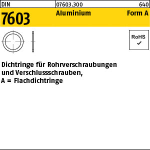 DIN 7603 Alu A x 1 Al - Dichtringe