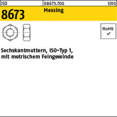 ISO 8673 Messing - Sechskantmuttern