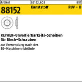 RUV-Scheibe Kunststoff 4, 2 x 1, 2 - RUV-Scheiben