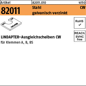 LINDAPTER Stahl CW galvanisch verzinkt