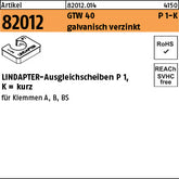 LINDAPTER Stahl P1 galvanisch verzinkt, kurz