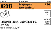 LINDAPTER Stahl P2 feuerverzinkt, kurz