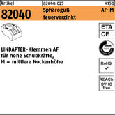 LINDAPTER Sphäro-Guß AF MM 12 feuerverzinkt, mittel