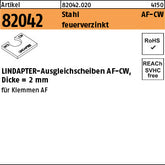 LINDAPTER Stahl AF CW Scheiben, feuerverzinkt