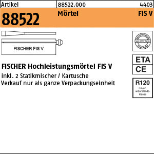 FISCHER FIS V 360 S 1 Stk. = 1 Kartusche + 2 Mischer