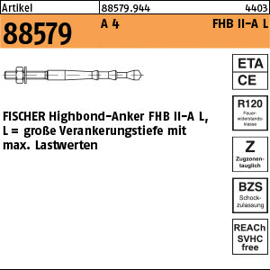 FISCHER-Highbond-Anker A4 FHB II-A L / 60