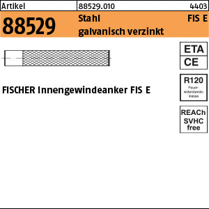 FISCHER-Innengewindeanker FIS E 11 x 85 x galvanisch verzinkt