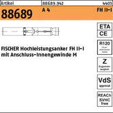 FISCHER-Hochleistungsanker A4 FH II 12/M 6 I