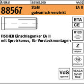 FISCHER-Einschlaganker Stahl verzinkt EA II