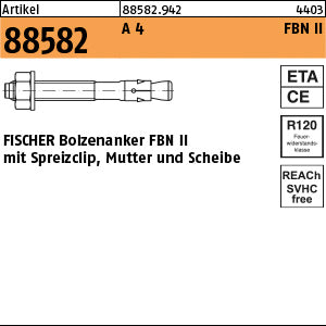 FISCHER-Bolzen A4 FBN II 6/ 10 A