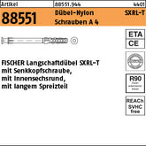 FISCHER-Langschaftdübel SXRL T A4 (Senkkopf-ISR)