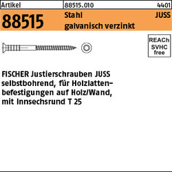 FISCHER-Justierschraube JUSS Stahl verzinkt JUSS /T25