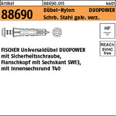 FISCHER-Dübel DUOPOWER S LD [050]