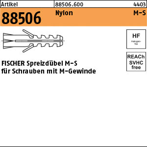 FISCHER-Dübel Kunststoff -S