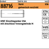 UPAT-Schlaganker Stahl galvanisch verzinkt USA - N