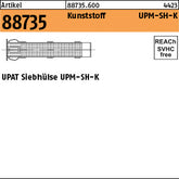 UPAT Siebhülsen UPM SH 12/ 50 Kunststoff