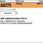 UPAT Injektionsmör. UPM 11-300 (1 Kart. a 300ml, 2 Statikm.)