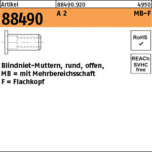 Mehrbereichsblindnietmu. A2 FLAKO / 0, 5 - 5, 0 - Mehrbereichsblindnietm