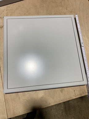 Revisionstür mit Druckverschluss - 400 x 400 mm - RAL 7035 - 2. Wahl